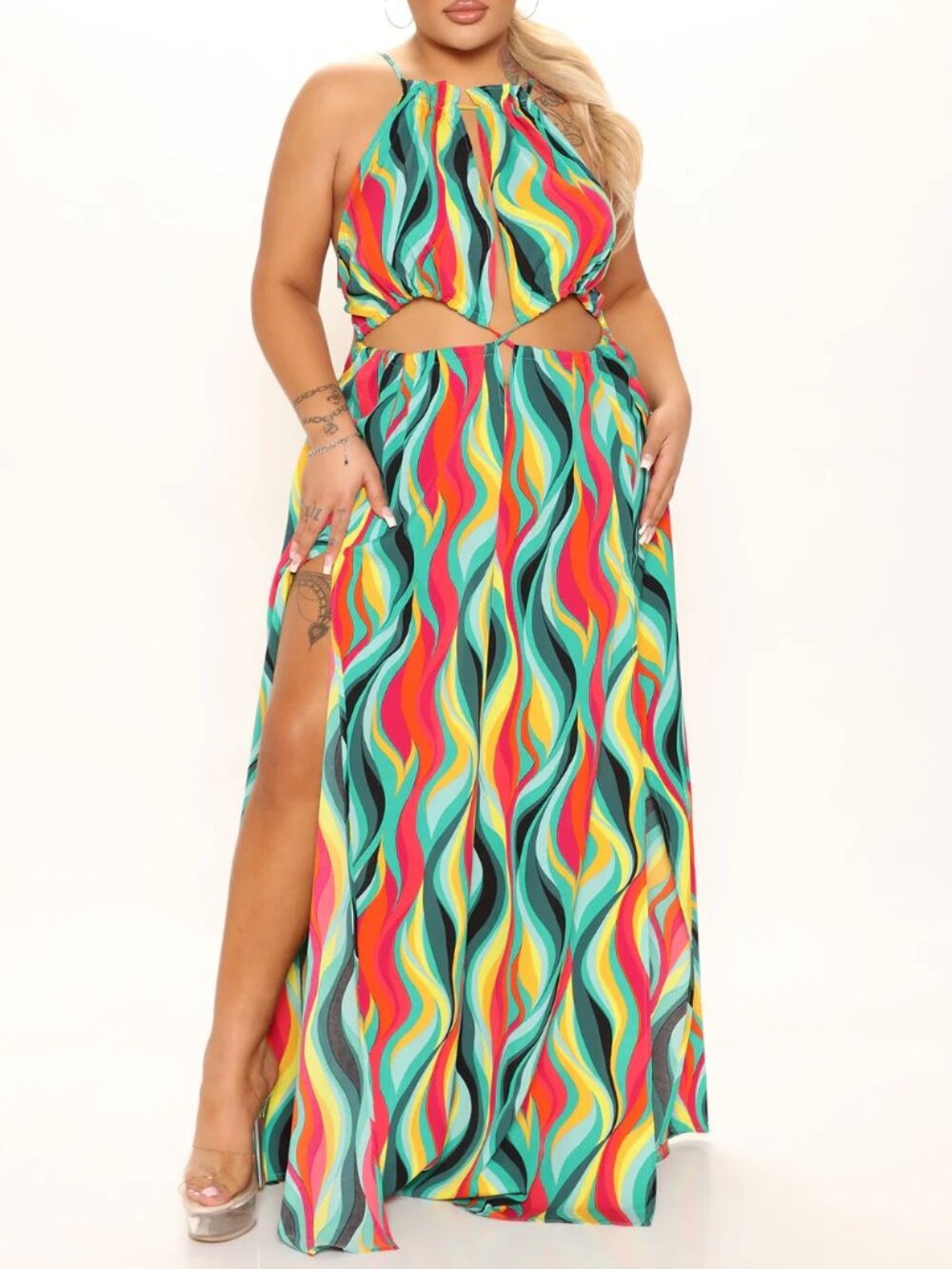 Fashion Nova New Girl In Town Plus Size Maxi Dress 3X